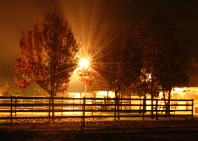 Barn in the Fog